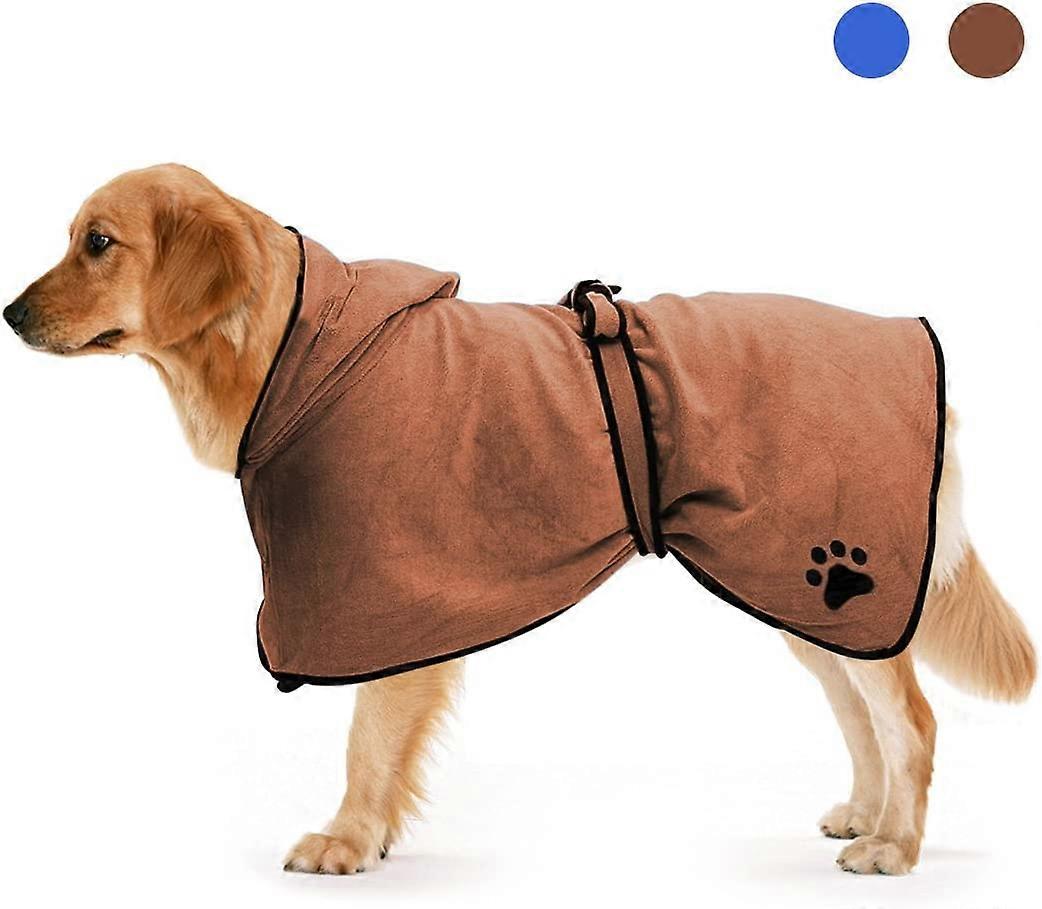 Microfiber Dog Bathrobe Quick Drying Dog Bathrobe Towel