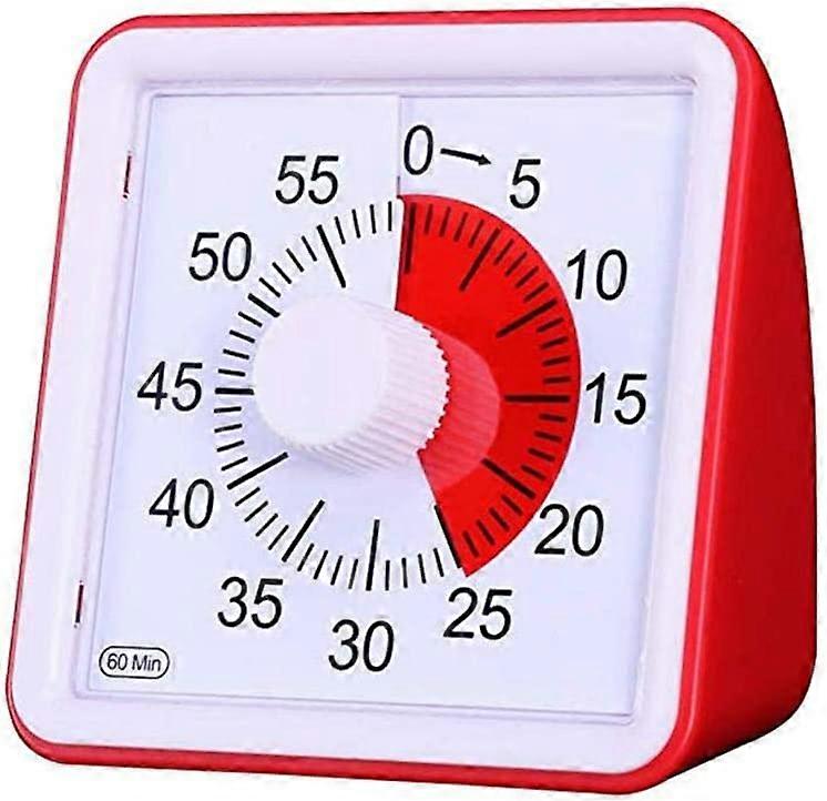 Visual analog timer, silent countdown timer, time management tool for kids and adults