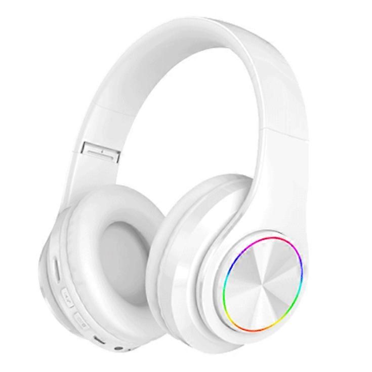 Lysende trådløst Bluetooth-headset hovedmonteret stereoheadset