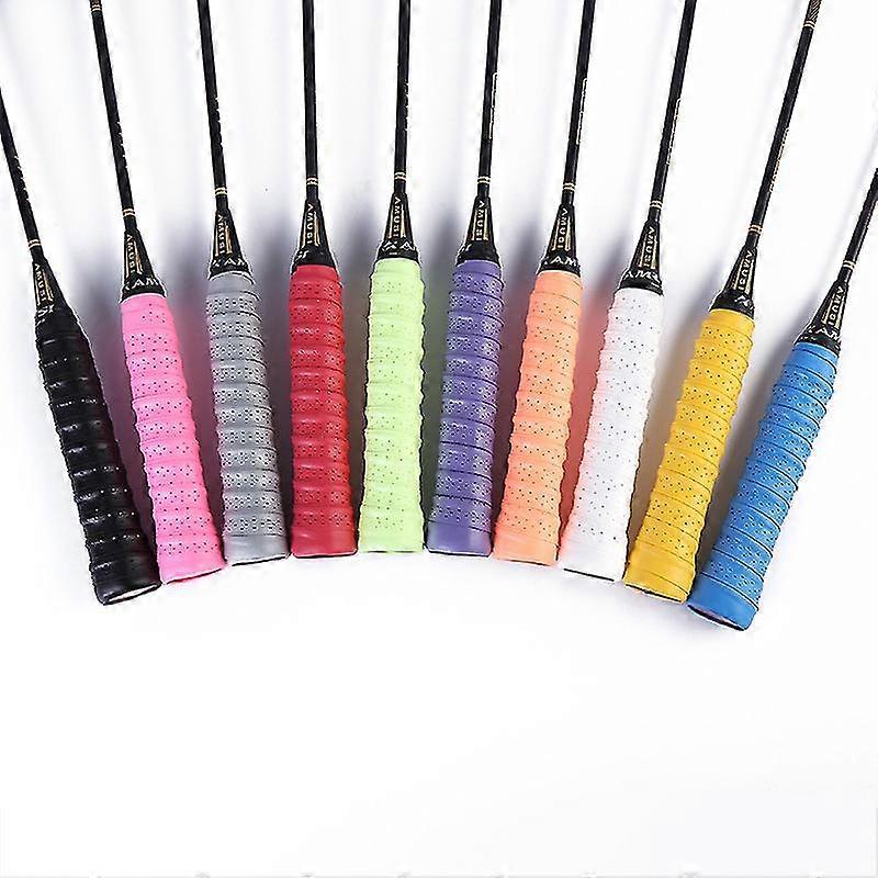 テニスグリップ粘着性テニスラケットグリップテープ吸収性滑り止めテニスオーバーグリップテニスバドミントンピクルスボールラケットハンドルグリップダム付き
