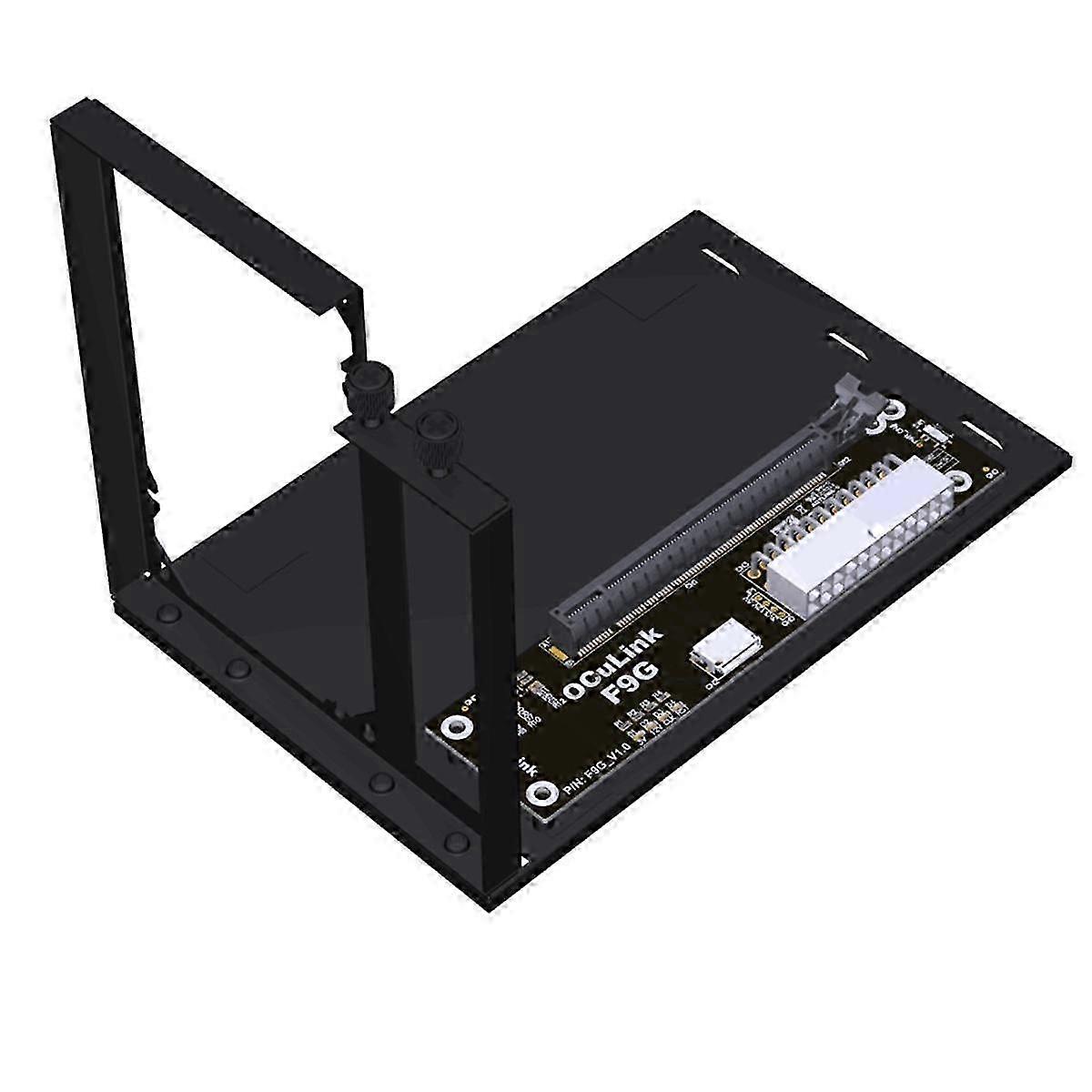 F9g-bk7 Egpu Oculink Gpu Dock Pcie4.0 X4 Notebook Laptop To External Video Graphics Card M.2 Oculink To Pcie X16 Adapter