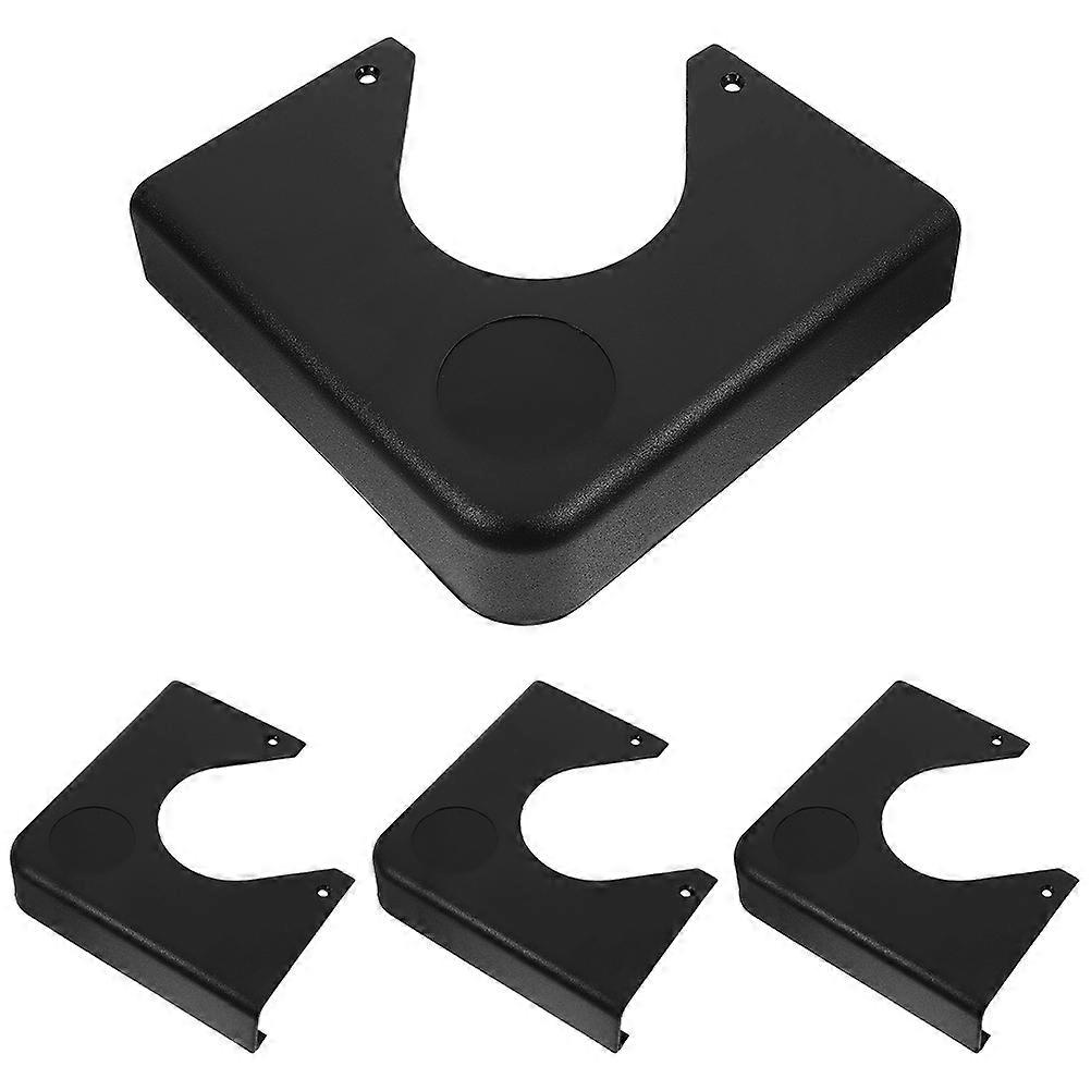 4pcs שולחן ביליארד פינתי צלחת ביליארד שולחן ביליארד פינתי שולחן ביליארד פינת מתכת
