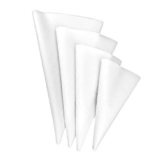 4Pcs Reusable Cream Pastry Silicone Icing Piping DIY Bag Nozzle Cake Baking