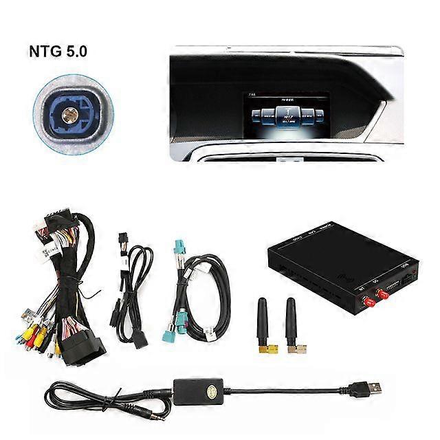 Carplay sans fil Android Auto pour Mercedes C117 W176 W204 W205 W221 X156 GLS ML GLK Class NTG 4.5 4.7 5.0 Module Boîte de déclassement