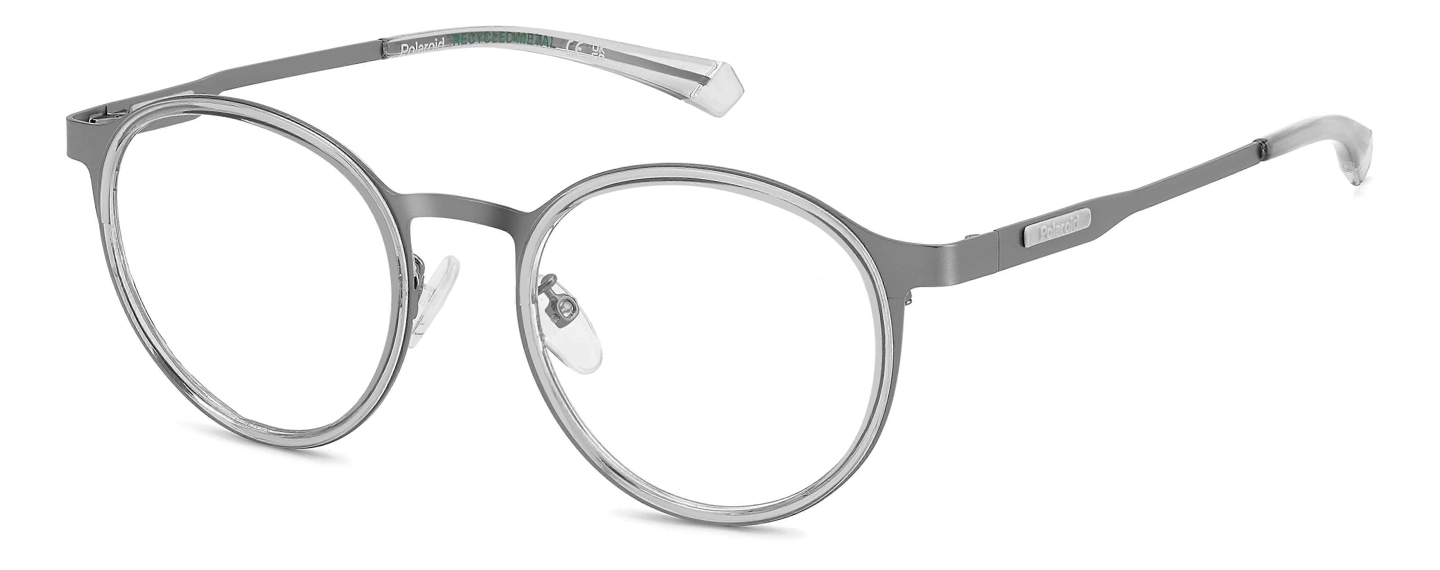 Eyewear Frames POLAROID PLD D550/G R81 MATTE RUTHENIUM 48/19/145 MAN