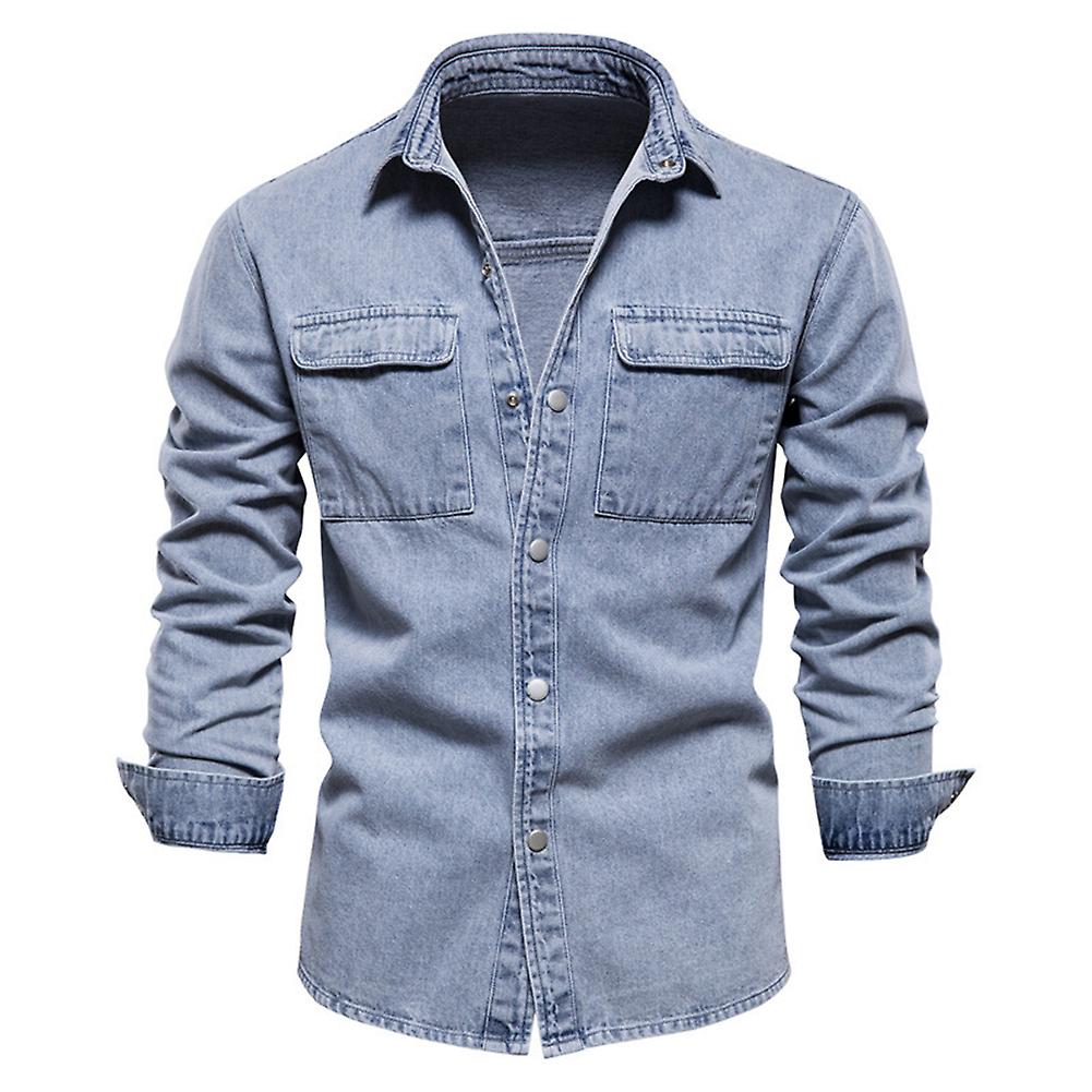 Cloudstyle Men's Casual Classic Slim Fit Denim Jacket