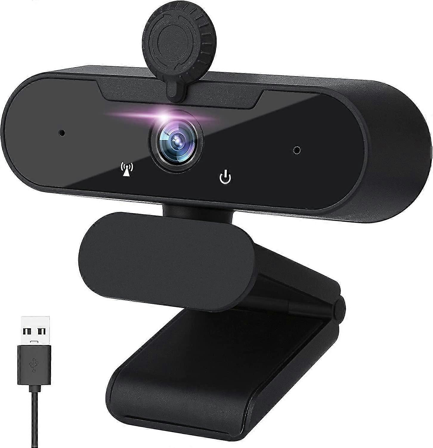 Hd Webcam 1080p,webcam Pc,laptop Camera With Microphone,widescreen Video Call And Conference Recording Support,7622
