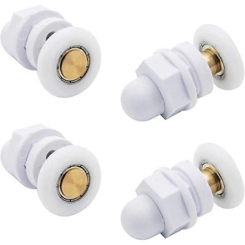 4PCS Shower Rollers Wheel for Shower Door Sliding Rollers Shower Door Rollers Brass Cabin