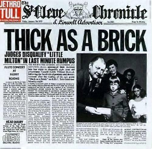 CD-ul Jethro Tull Thick As a Brick