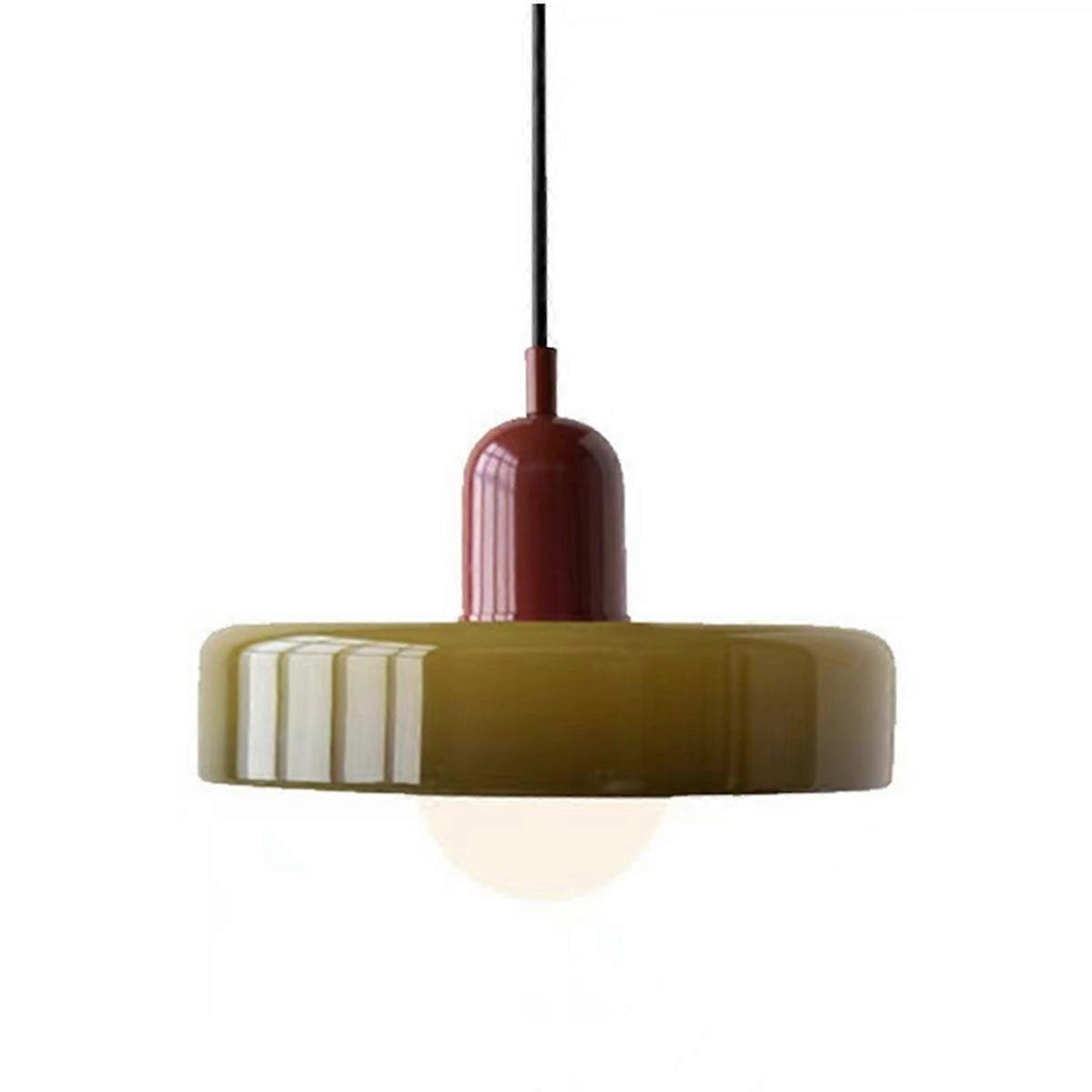 Modern Pendant Light Glass Home Decorative Lamp for Restaurant Bedroom Study Indoor Hanging Illumination Luminaires A