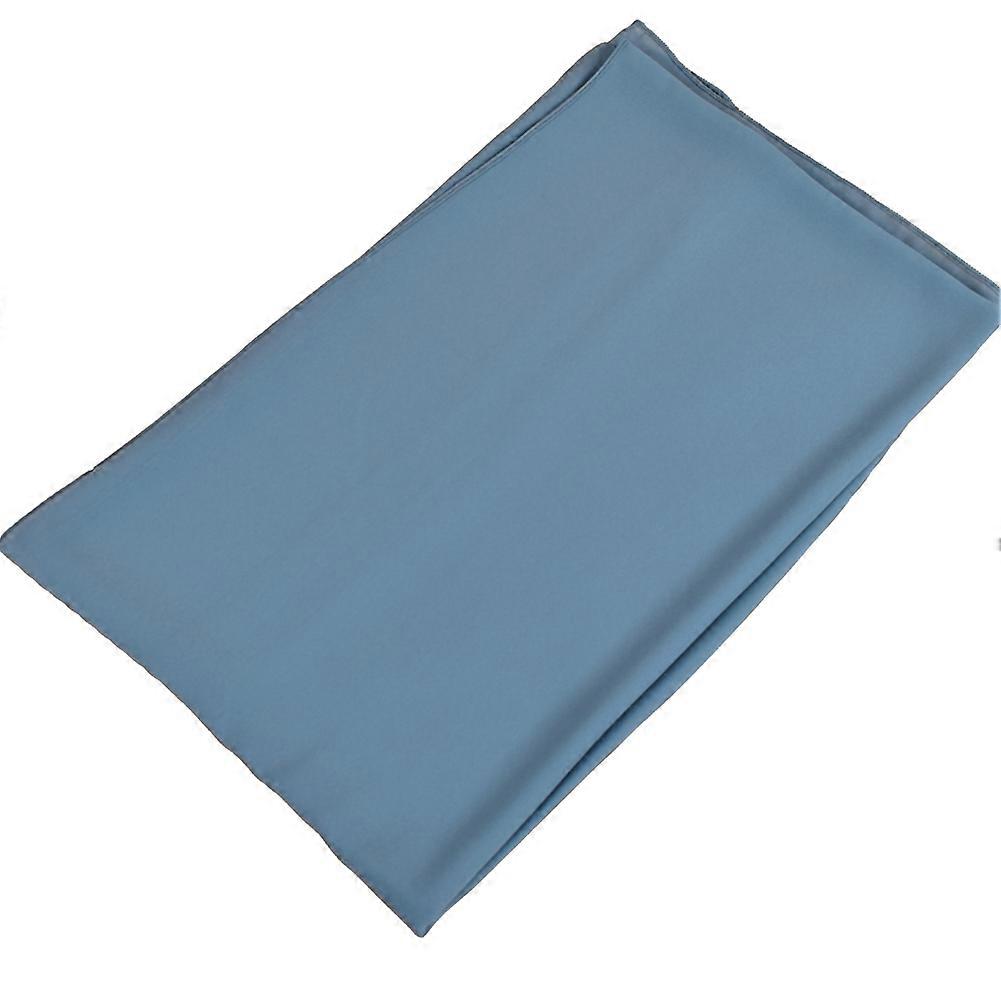 נשים מוסלמיות מוסלמיות בצבע אחיד חיג'אב צעיף ארוך רך צעיף לעטוף כיסוי ראש (כחול)