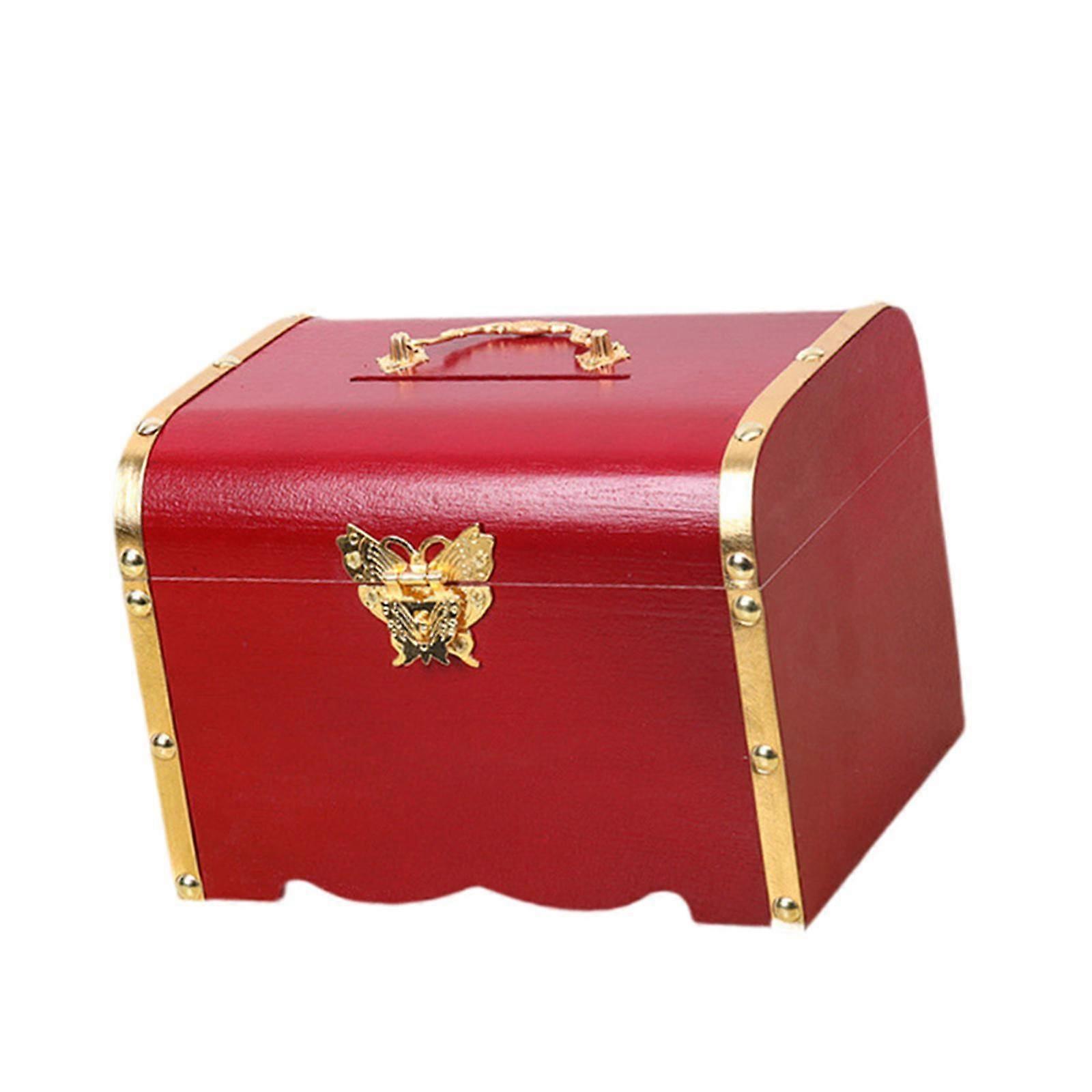 木製貯金箱子供用木製貯金箱ギフトホームデコレーションパーティーM