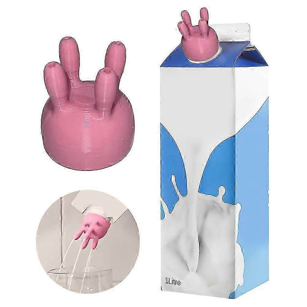 Capac de cutie de lapte pentru ugerul de vacă, deviator amuzant pentru sticle de lapte, capac de turnare a laptelui, accesoriu reutilizabil pentru mașina de muls, cadou unic