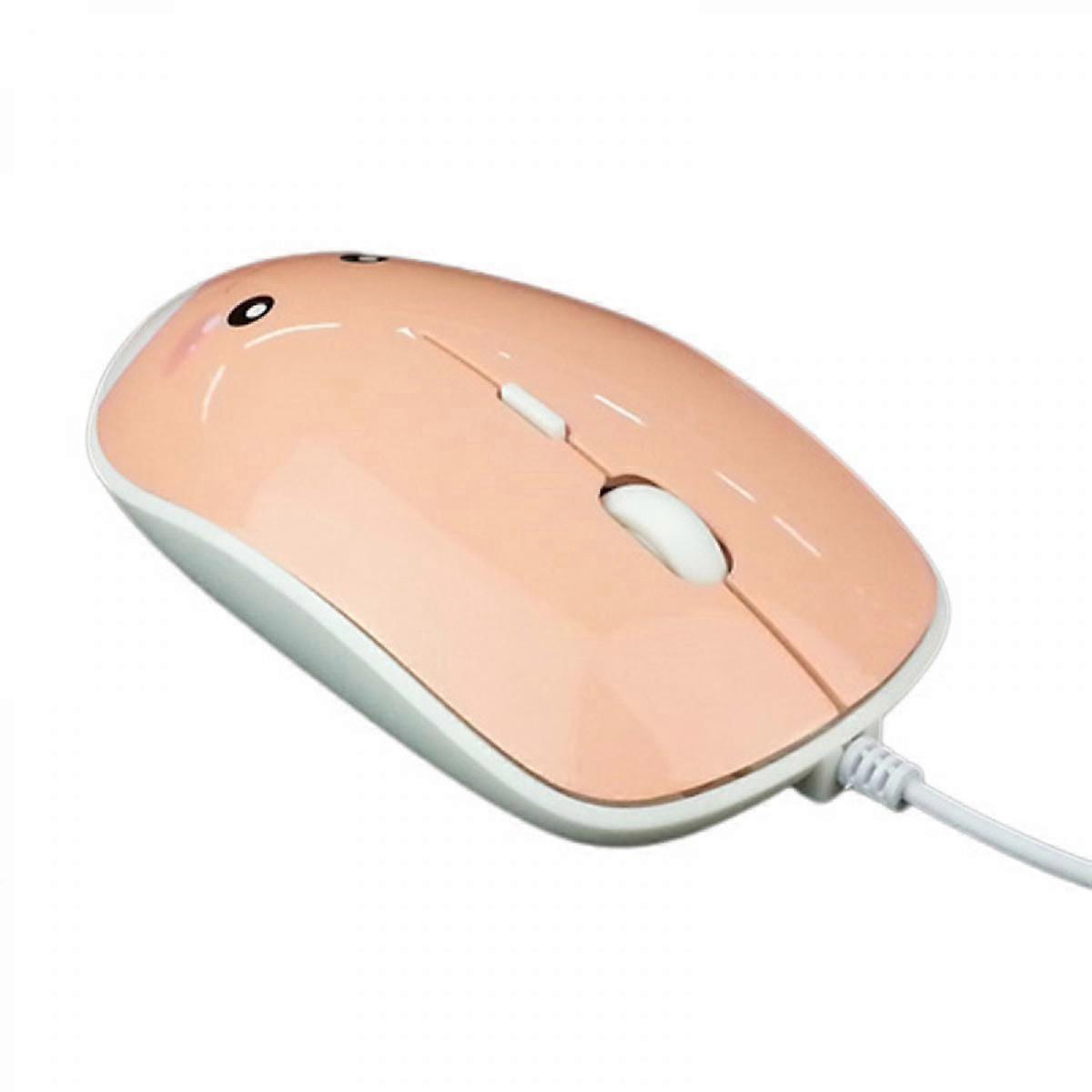 Mouse Wired Quiet Notebook Optical Gaming Wired Mouse for Laptop or Desktop, USB Computer Mouse Wired with Optical Sensor and Adjustable DPI - Comfort