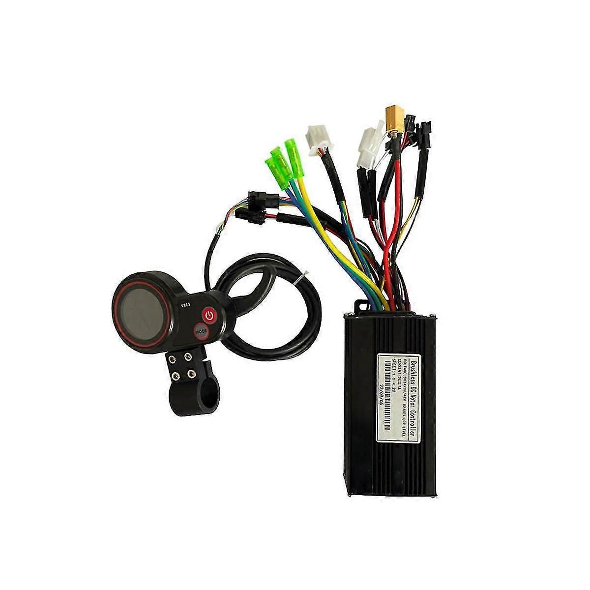 24/36 / 48V 26A 500 / 750W تحكم موجة جيبية + V889 عرض للسكوتر الكهربائي دراجة كهربائية acce