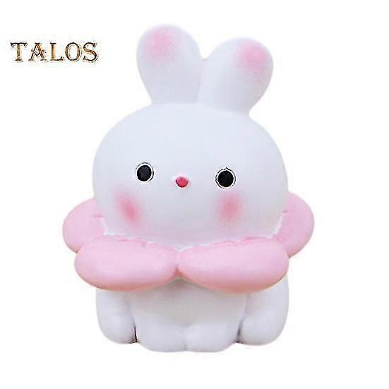 Figurines Kawaii Animal Scene Layout Different Styles Great Compact Popcorn Bunny Car Dashboard Ornament Home Decoration