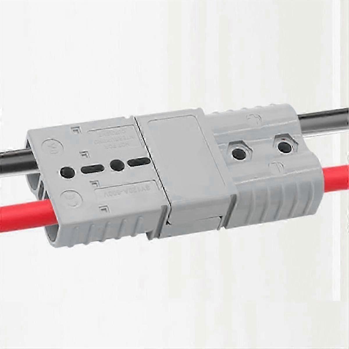 10pcs Anderson Style Plug Connector 50a With Anderson Handle Forklift Battery Charging Quick Connec