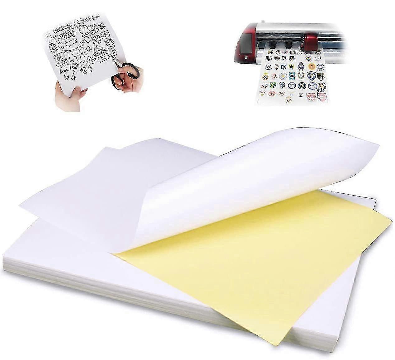 Home & Office Supplies Label Printing Paper A4 Matt Self Adhesive White 80 Sheets