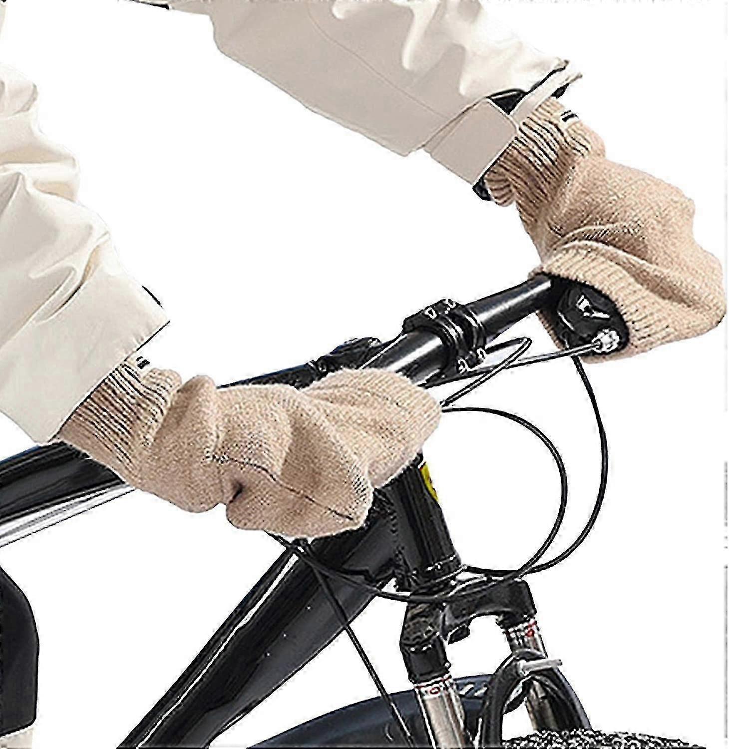 Handlebar Gloves - Snowmobile Handlebar Muffs | Cotton Candy Touch Bicycle Handlebars, Extremely Cold Weather Suitable For Mountain Bikes