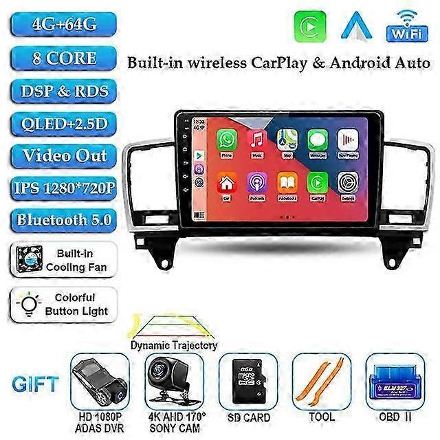 Android 12 For Mercedes-Benz M-Class M Class W166 ML 2011 - 2015 Car Radio Multimedia Video Player Navigation Stereo GPS No 2din