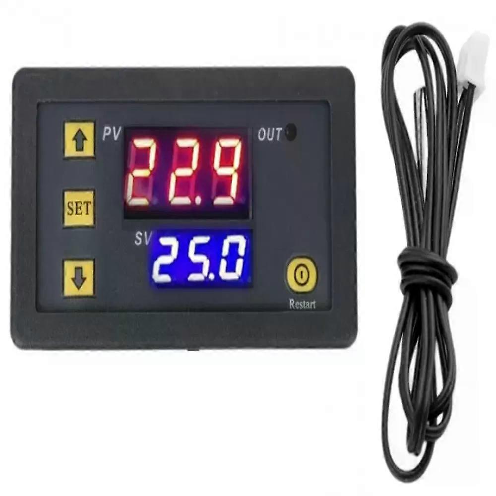 Thermostat LED temperature control switch regulator thermometer 12V 24V 230V 20A