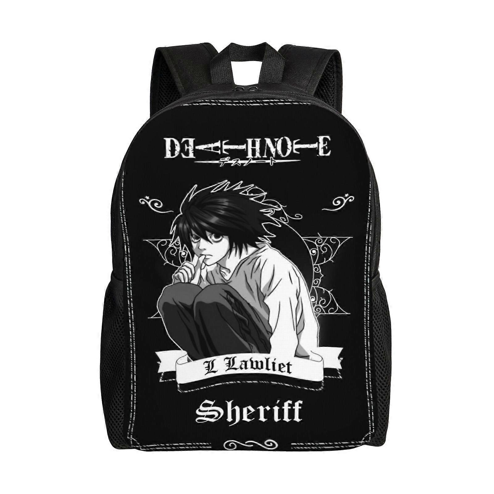 dl231デスノートバックパックカジュアルデイパック学生ブックバッグ印刷サッチェルリュックサック軽量ランドセルld231