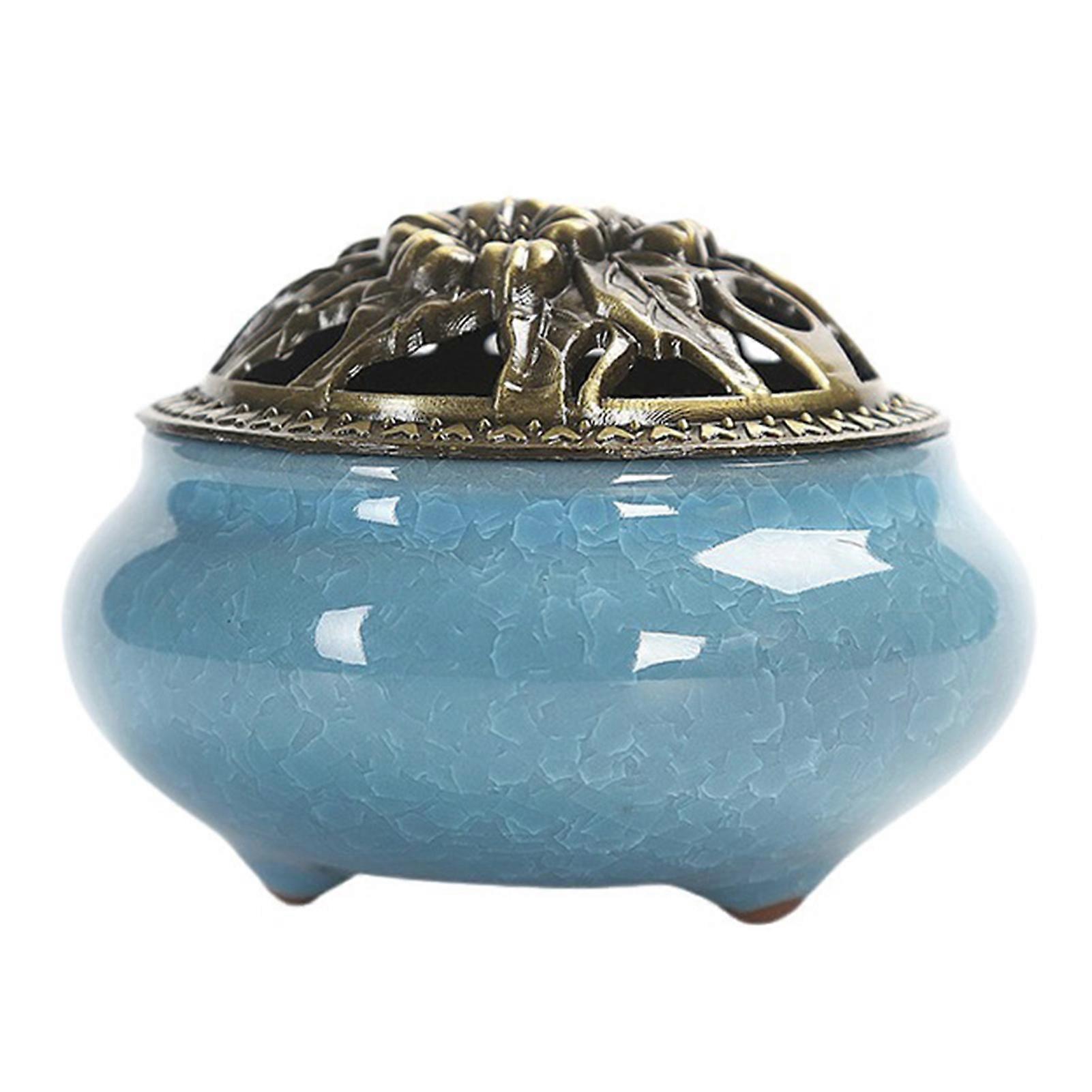 Ceramic Incense-Burner Home Ornaments Incense Seats for Yoga-Spa