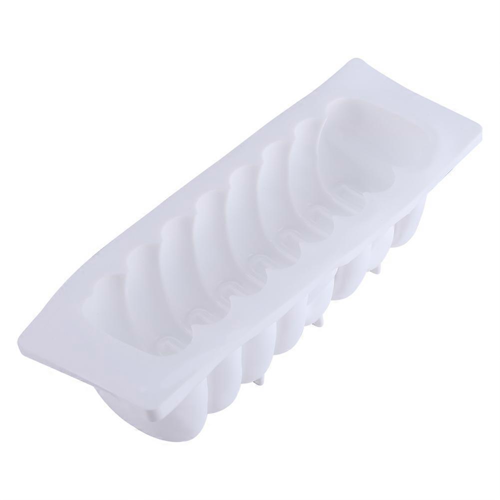 Silicone Mousse Cake Mold Pan for Chocolate Ice Cream, 6-Cavity DIY Baking Tool, Non-Stick Kitchen Bakeware