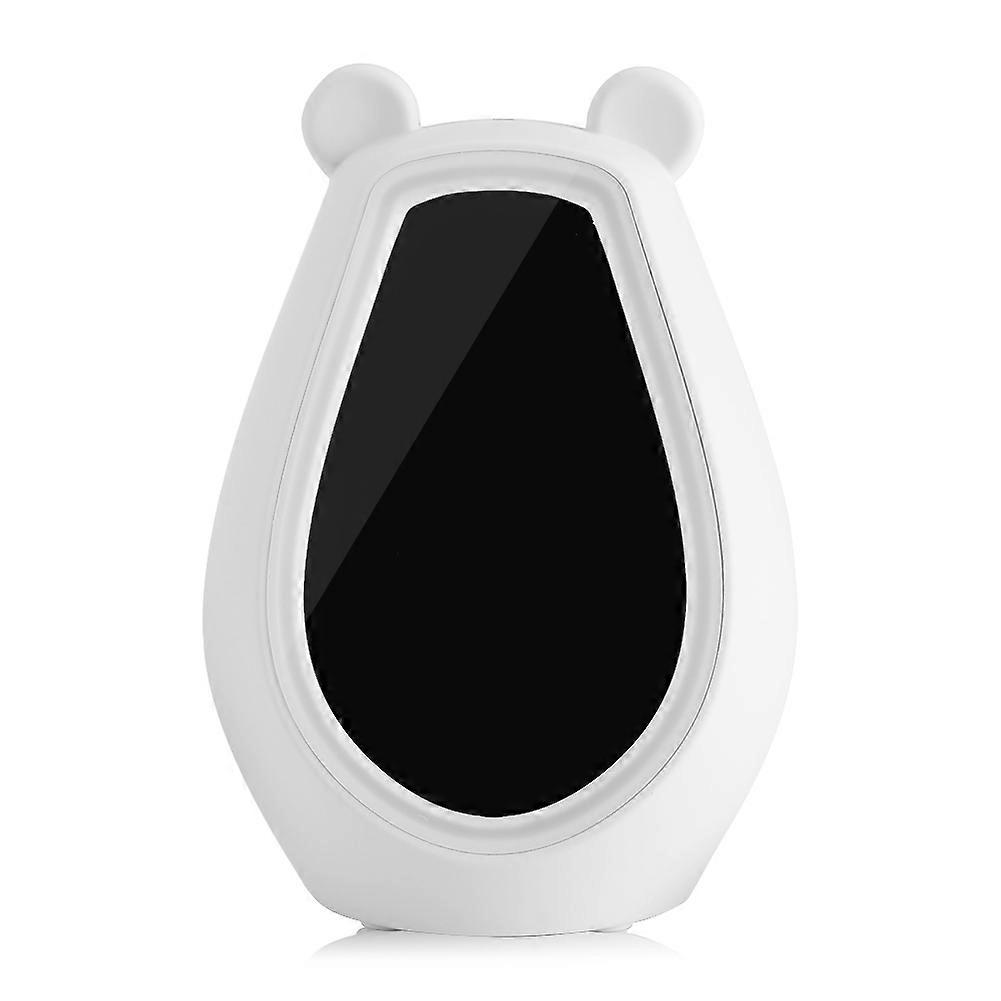 Digital Mirror Alarm Clock with Bluetooth Connection, USB Charging, LED Night Light, and Time Display for Bedroom Use