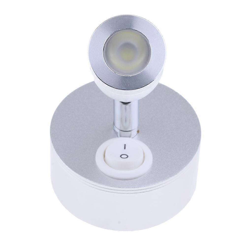 3W 12V LED Spot Reading Light Switch Camper Van Caravan Boat Interior Lights