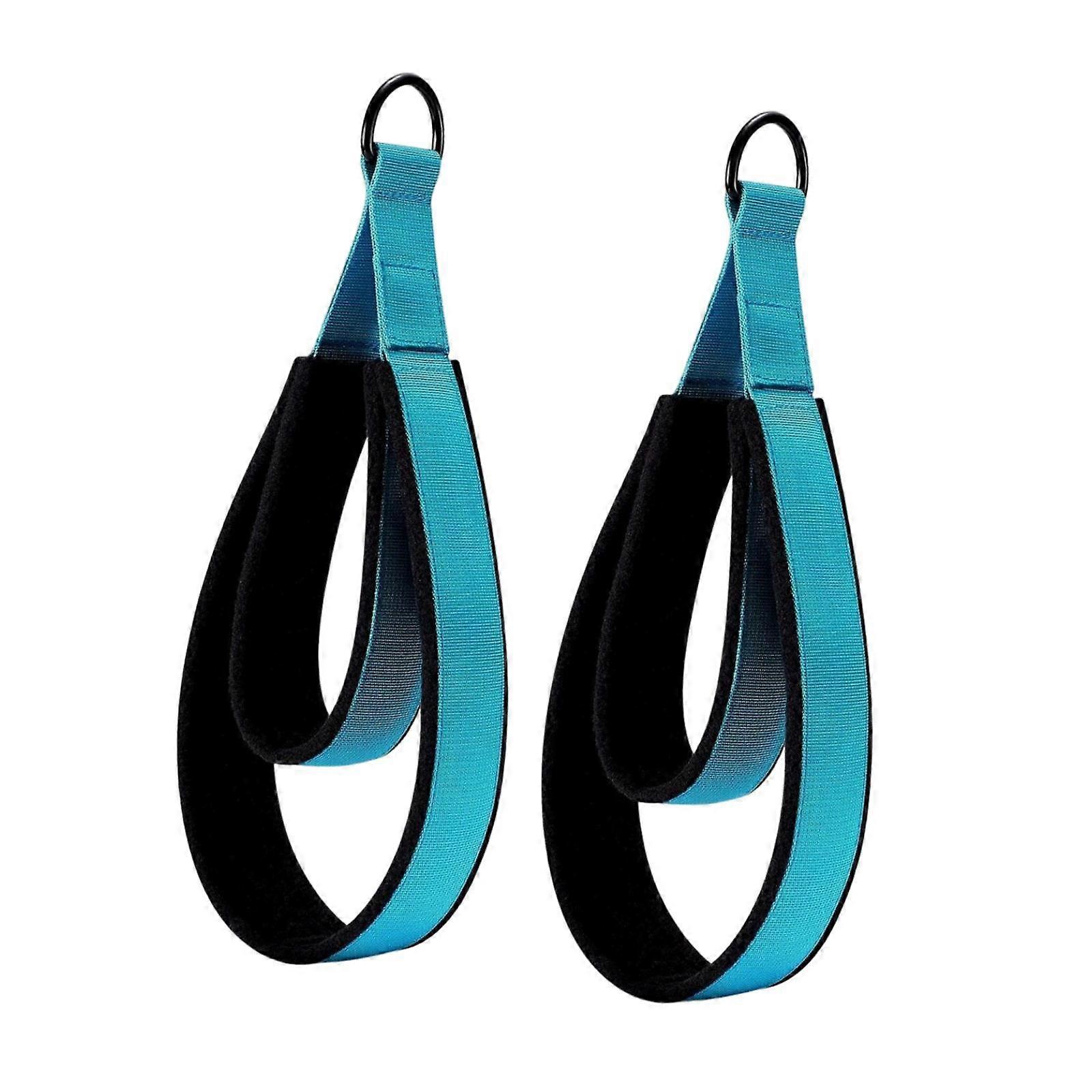 2 Pieces Pilates Double Loop Strap Double Loop Yoga Strap Portable Beginner