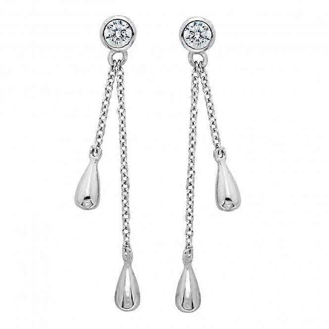 Acotis Silver Earrings Dangle Zirconia G51193