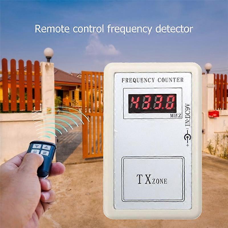 Handheld Remote Control Wireless Frequency Meter Digital Counter Tester 250-450MHz for Car Auto Gara