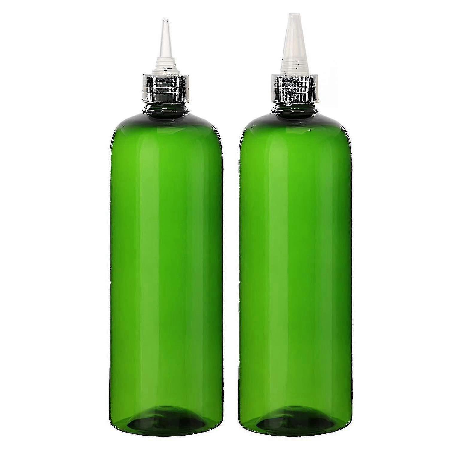 16.9oz Amber Bottles with 500ml Gel Squeeze Action