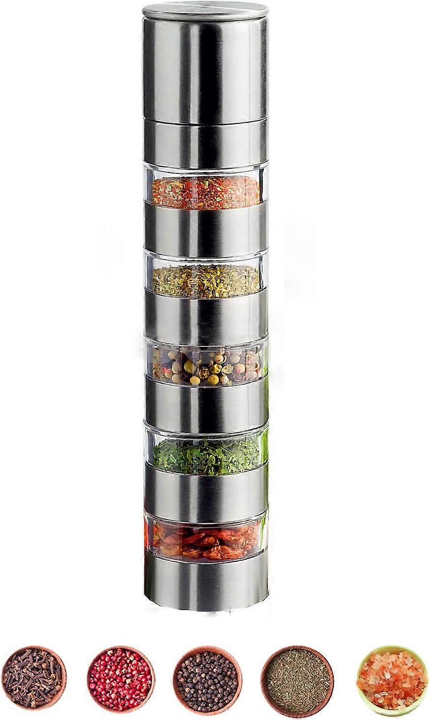5 Pieces Modular Spice Set for Camping Kitchen