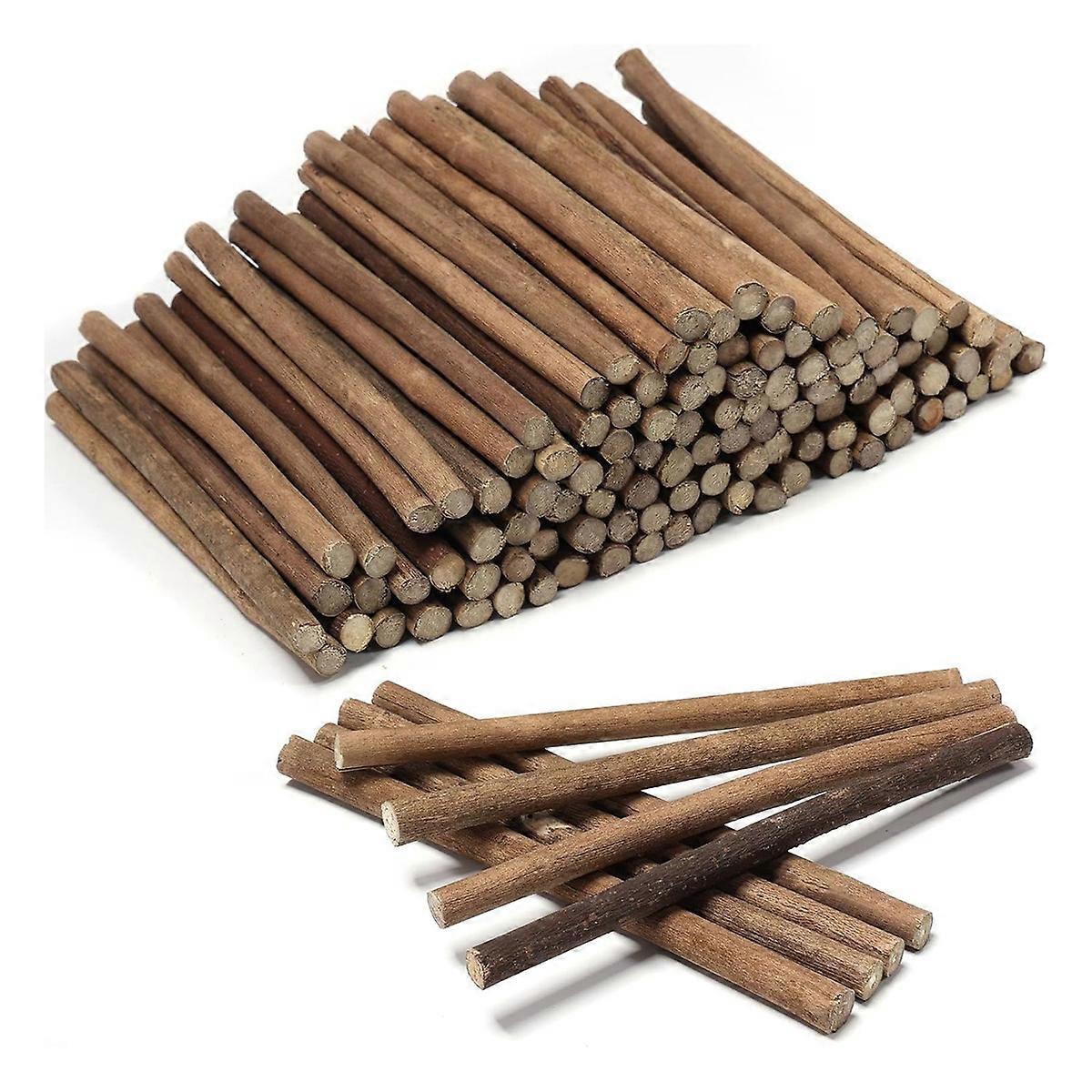 120Pcs Craft Sticks,6 Inch Long Wood Sticks for Crafts,for Decoration