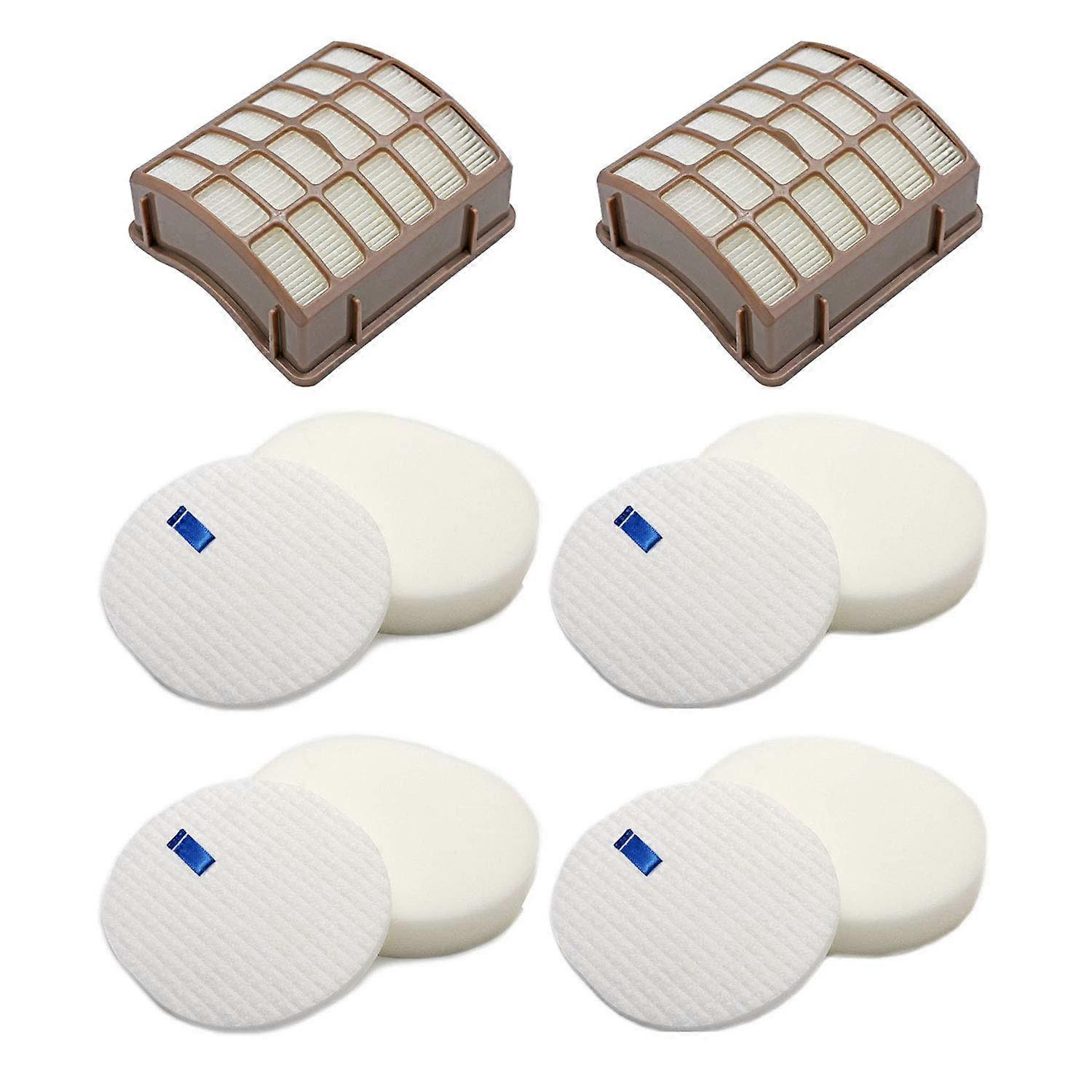 4 Foam + Filters Replacement Filters for Home Cleaning and Vacuum Maintenance