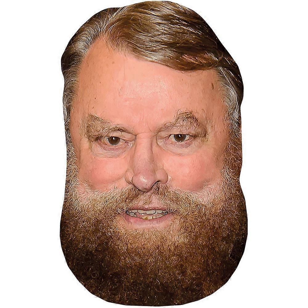 Brian Blessed (Bart) Promi-Maske, flaches Kartengesicht