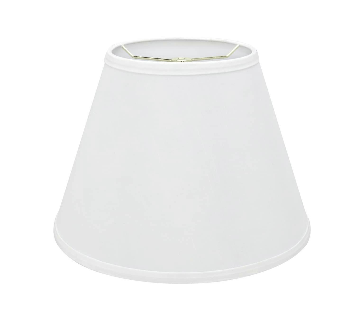 Aspen Creative 32188A Transitional Empire Shape Spider Construction Lamp Shade, White, 7' Top x 13' Bottom x 9-1/2' Slant Height