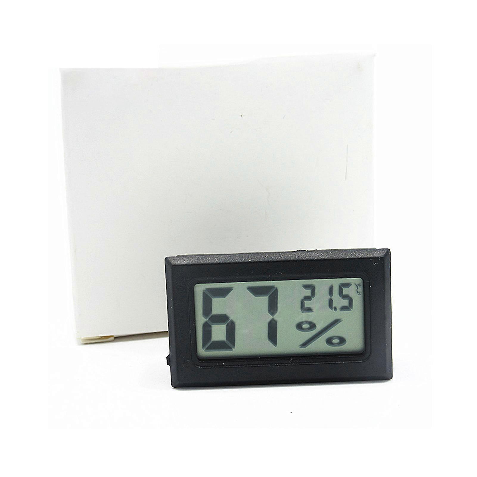 LCD Digital Hygrometer Thermometer Embedded Type Electronic Temperature and Humidity Meter with Probe FY‑12