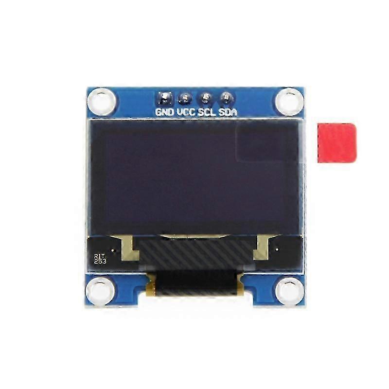 0.96 بوصة IIC I2C المسلسل GND 128X64 OLED LCD LED وحدة العرض SSD1306 لاردوينو كيت عرض أبيض
