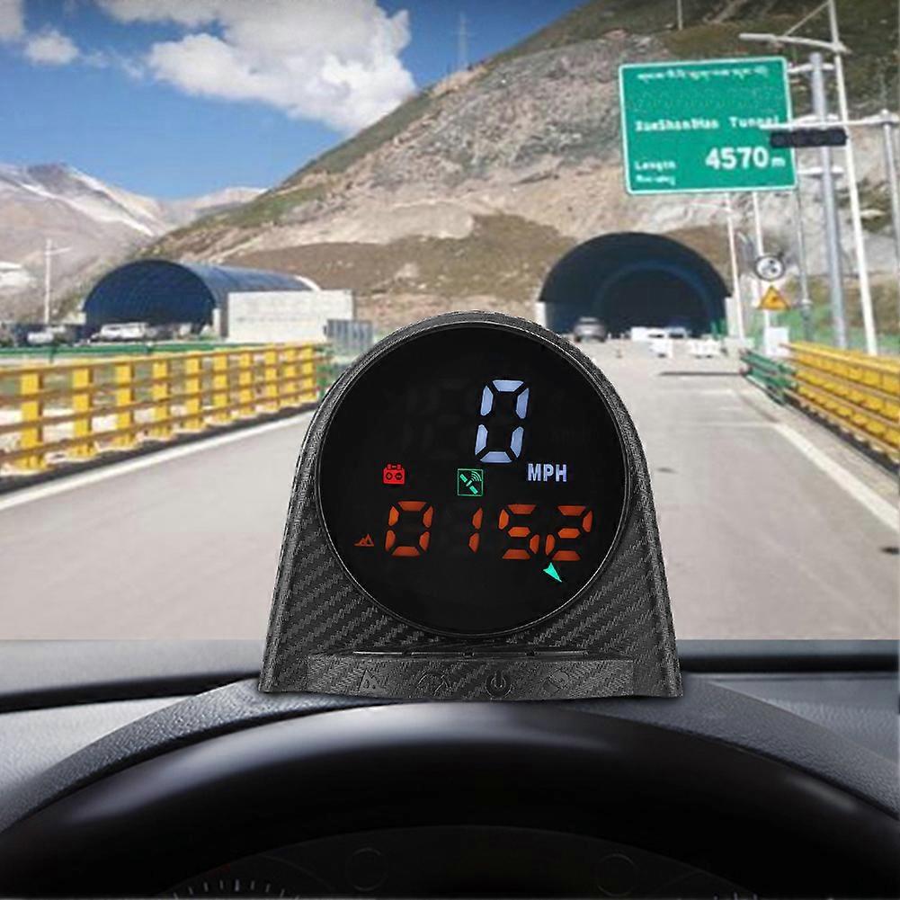 X70 GPS Head Up Display HUD Speed Altitude Time Compass 80.5x74.5x76.5mm