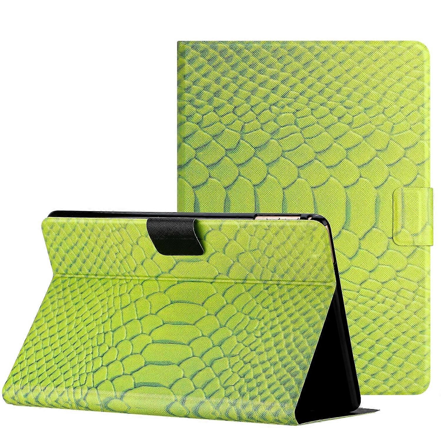 For Amazon Kindle Kindle Paperwhite 4/3/2/1 Solid Color Crocodile Texture Leather Smart Tablet Case