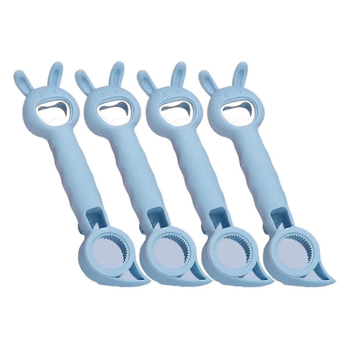 Multifunctional Bottle Opener,Beer and Beverage Opener, Bottle and Can Opener,Kitchen Accessories Blue