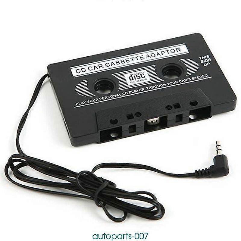 Dropship Universal CD tape mp3 player Audio Car Cassette Tape Adapter Converter 3.5 MM For lphone android smart phone MP3 AUX