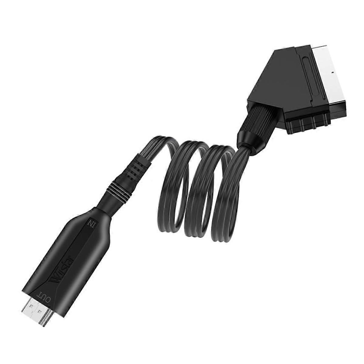 Peritel Audio Video to HDMI Adapter for HDTV/DVD/Decoder/PS3/PAL/NTSC - Converters