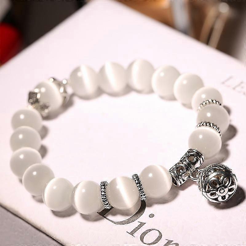 Opal Bead Bracelet