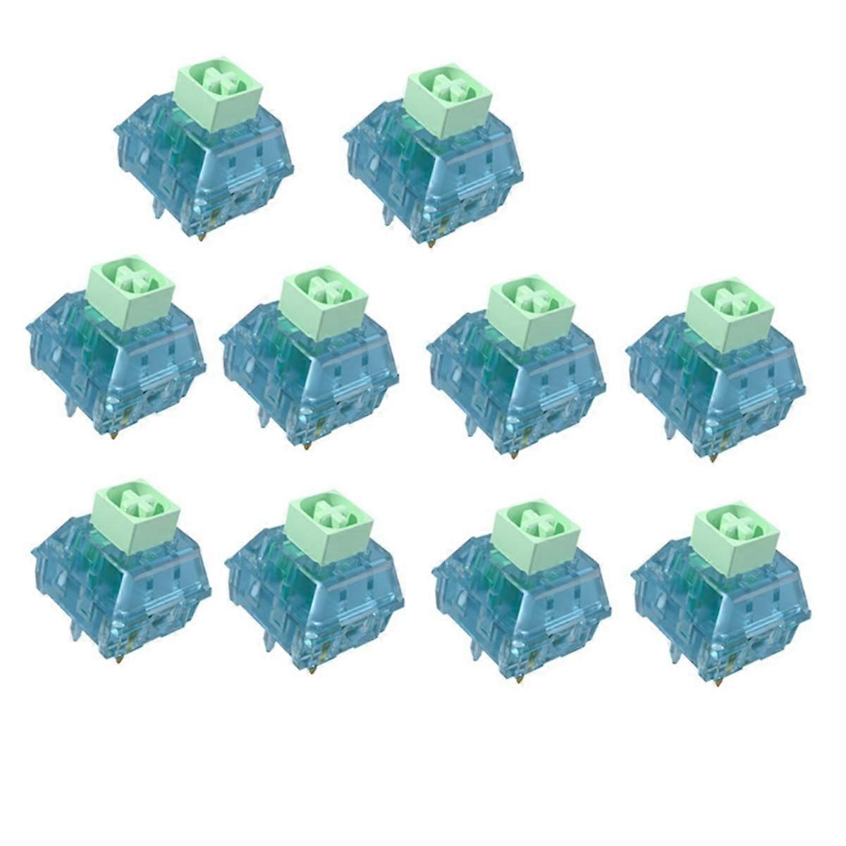 10PCS Kailh Box Keyboard Switches Custom Mechanical Keyboard Cherry MX 5 Pins Switch for Feker 75 GMK67 GK61