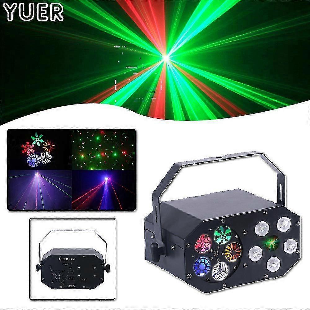 MINI Party Faisceau Lumineux Laser 2IN1 Effet Motif De Lumière Strobe Lumière Décorative DJ Disco Stage Mariage Intérieur Musique Fête