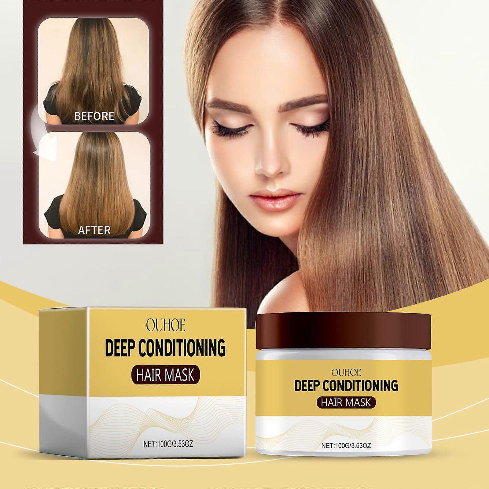 100g OUHOE Hair Mask Deep Moisture Cream for Smooth & Dry Hair Care